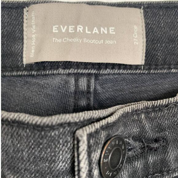 NEW Everlane The Cheeky Bootcut Jean in Washed Black - Picture 8 of 10